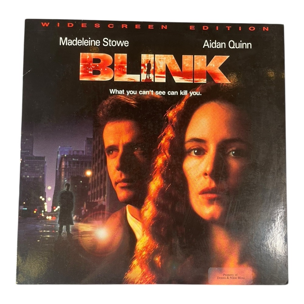 Blink What You Can't See Can Kill You Movie Laser Disc